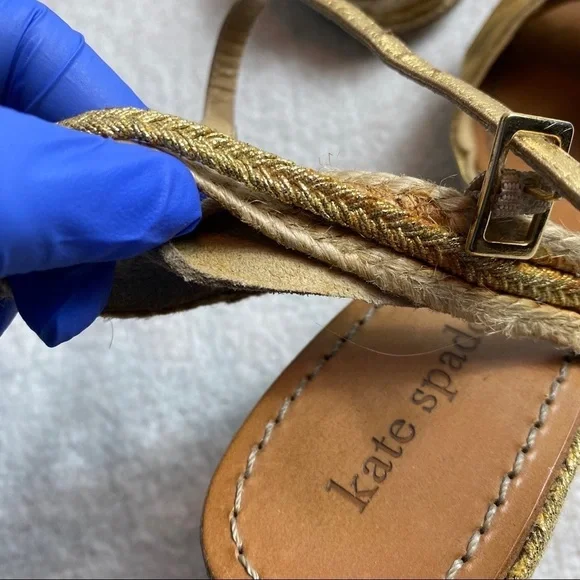 Kate spade leather wedges size 8.5 - Picture 9 of 9